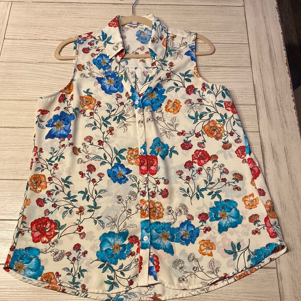 EXPRESS Portofino floral shirt